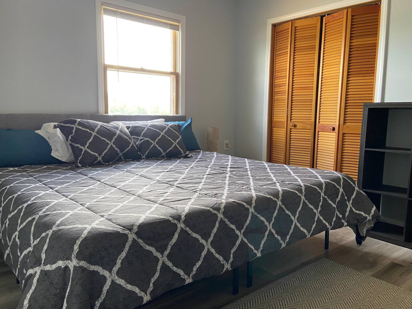 Second bedroom with king bed